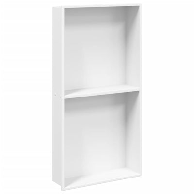 Vidaxx Duschnische 32x62x9 cm Edelstahl mattweiß