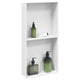 Vidaxx Duschnische 32x62x9 cm Edelstahl mattweiß