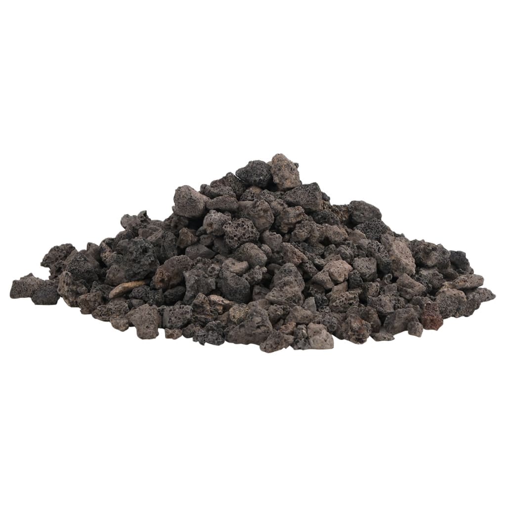 Vidaxl Lava Stones 10 kg 1-2 cm schwarz
