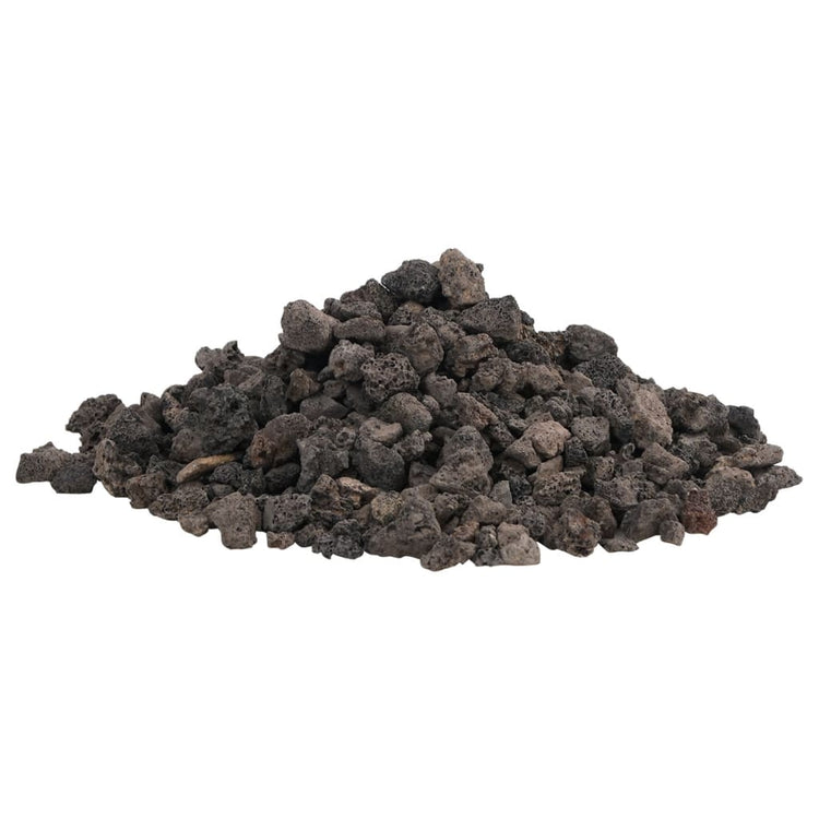 Vidaxl Lava Stones 10 kg 1-2 cm schwarz
