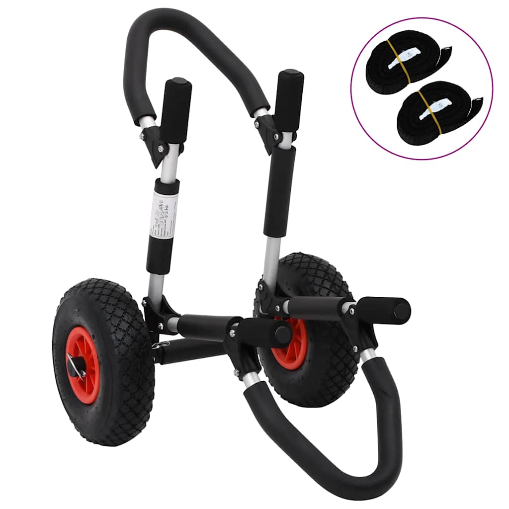 Vidaxl Sup Trolley für Surfbrett faltbar 45 kg Aluminium