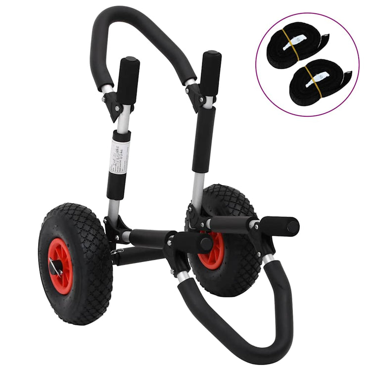 Vidaxl Sup Trolley für Surfbrett faltbar 45 kg Aluminium