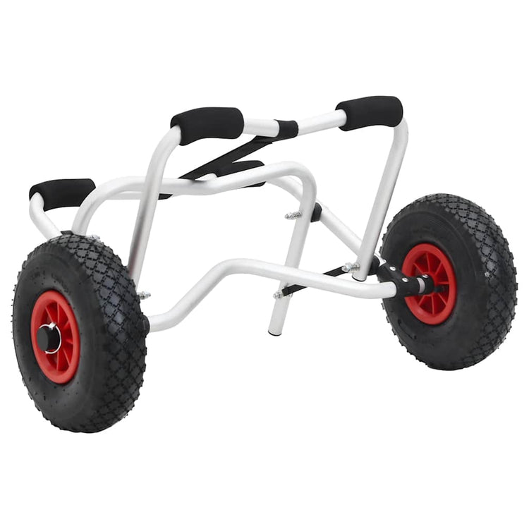 Vidaxl -Kajaktrolley zusammenklappbar 45 kg Aluminium
