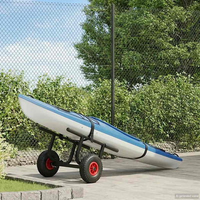 VidaXL Kajakwagen 90 kg Aluminium