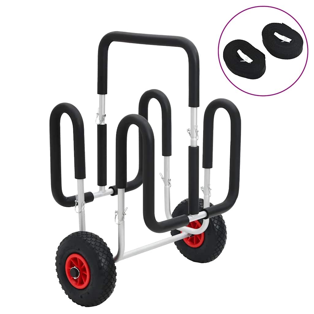 Vidaxl Sup Trolley für Surfbrett 45 kg Aluminium