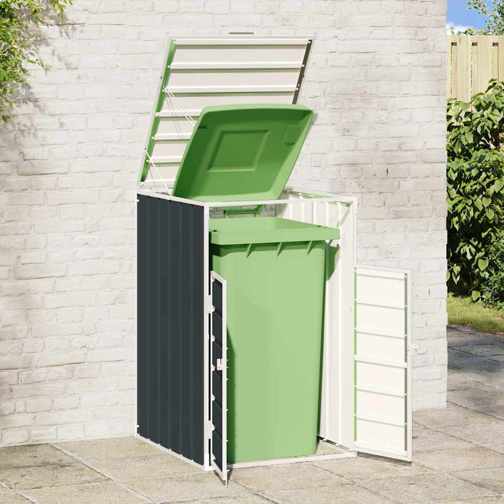 VIDAXL -Behälterlager für 1 Behälter 72x81x115 cm Stahl -Anthrazit