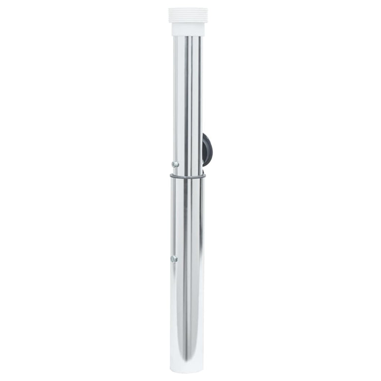 Vidaxl Parasol-Fuß für Land für 40-50 mm Stab Aluminium Silber