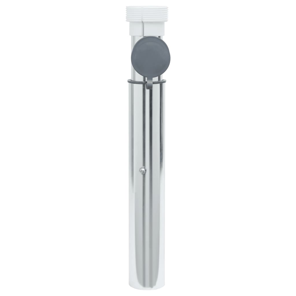 Vidaxl Parasol-Fuß für Land für 40-50 mm Stab Aluminium Silber