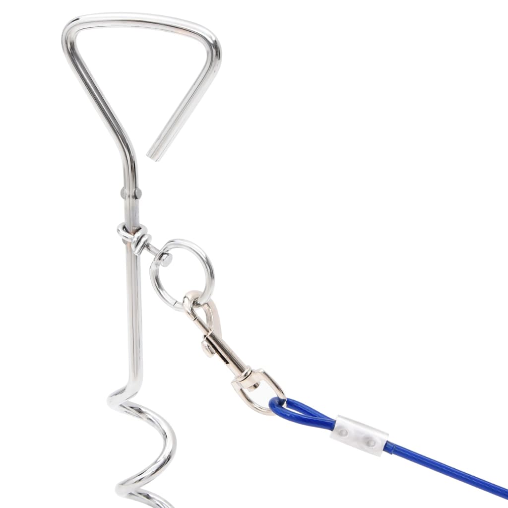 Vidaxl Hundelinie mit gemahlenem Stift 3 m