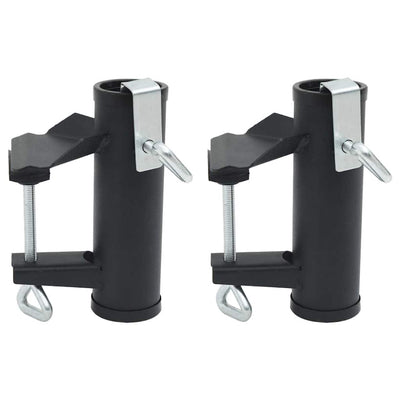 Vidaxl-Parasolklemmen für Balkon 2 ST 25-38 mm Stahl