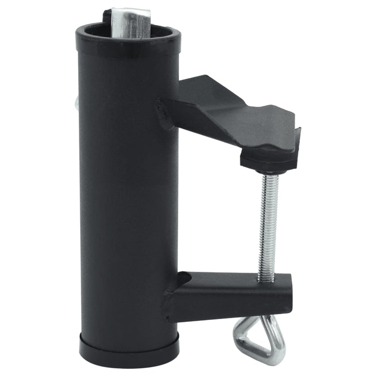 Vidaxl-Parasolklemmen für Balkon 2 ST 25-38 mm Stahl