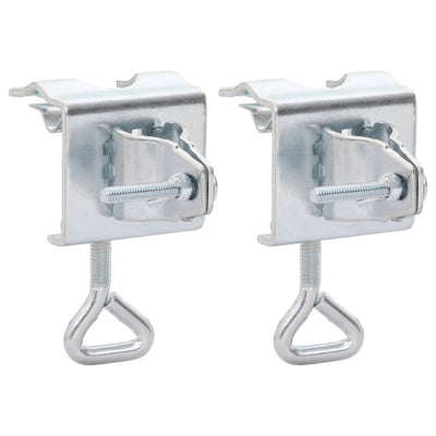 VIDAXL -Parasolklemmen für Balkon 2 St. 32 mm verzinkter Stahl