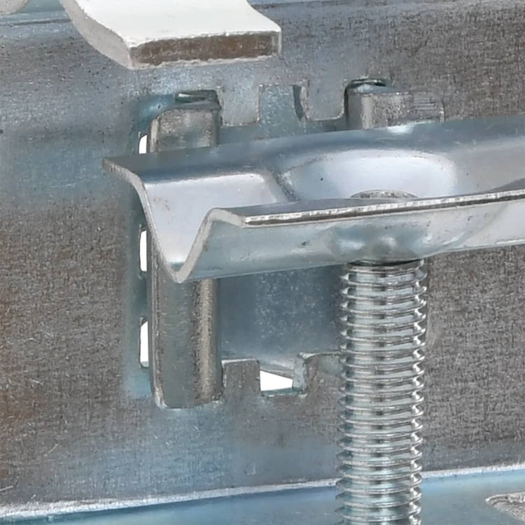 VIDAXL -Parasolklemmen für Balkon 2 St. 32 mm verzinkter Stahl