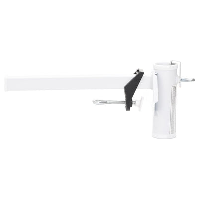 Vidaxl Parasol Clamp für Balkon 38 mm Stahlweiß