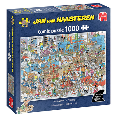 Jumbo Jan van Haasteren Puzzle - Die Bäckerei, 1000 Teile.