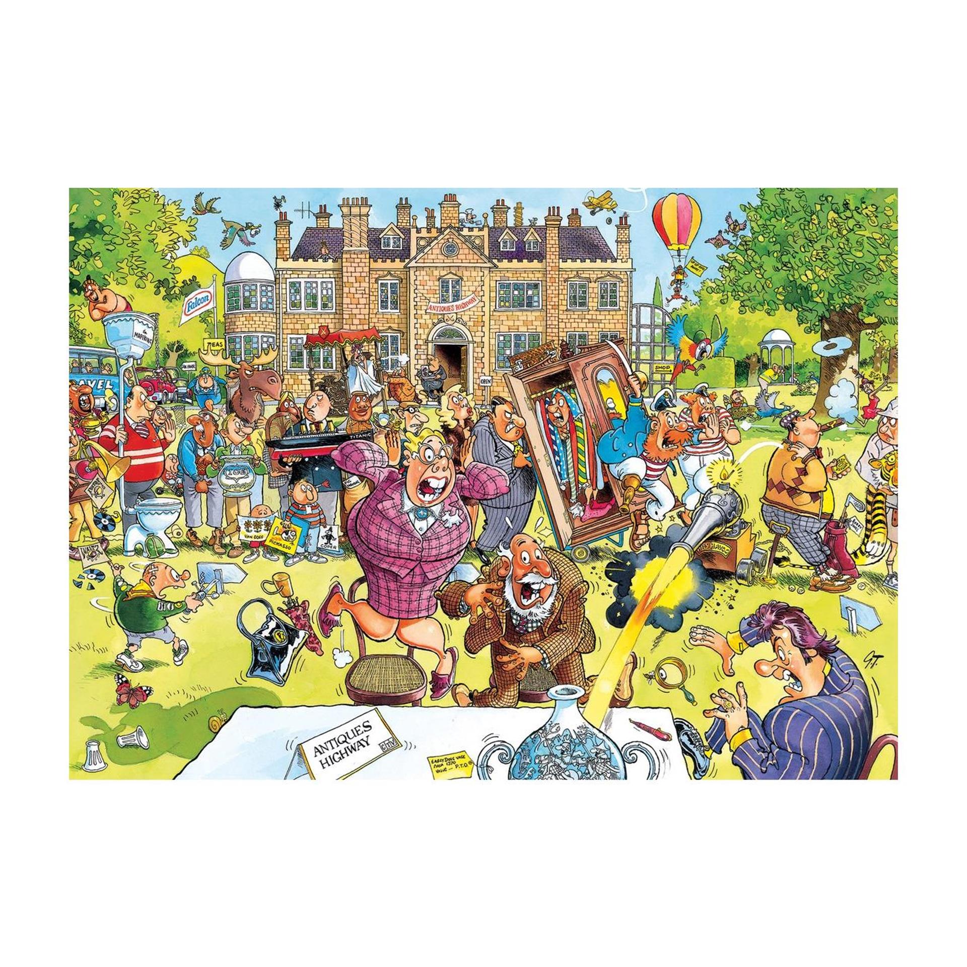 Puzzle Wasgij Retro Original 10 antike Yacht 1000 | 2 Stk