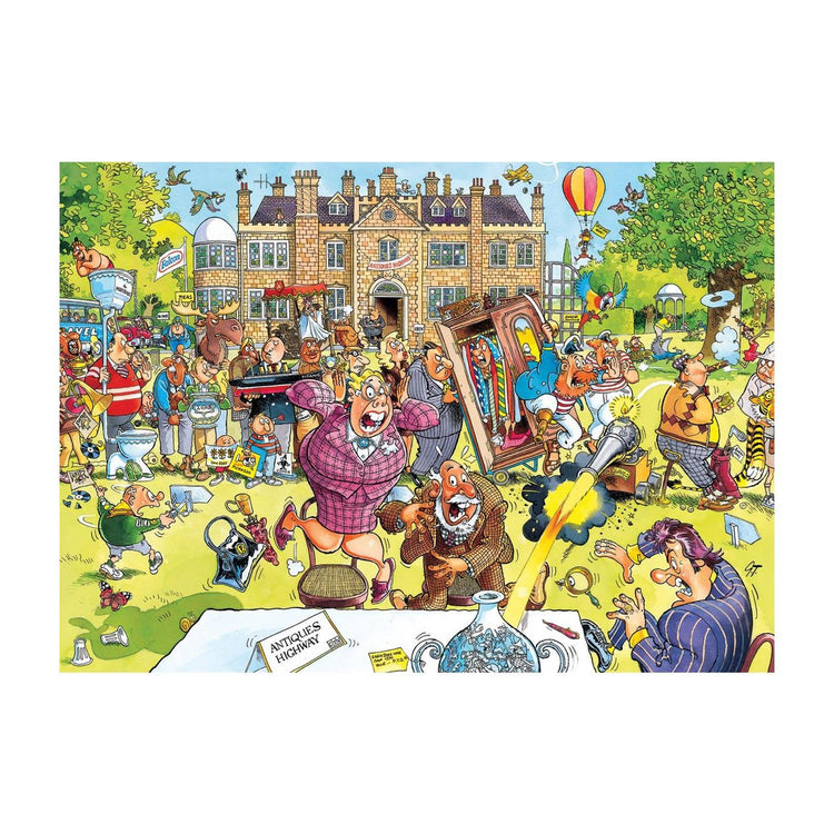 Puzzle Wasgij Retro Original 10 antike Yacht 1000 | 2 Stk