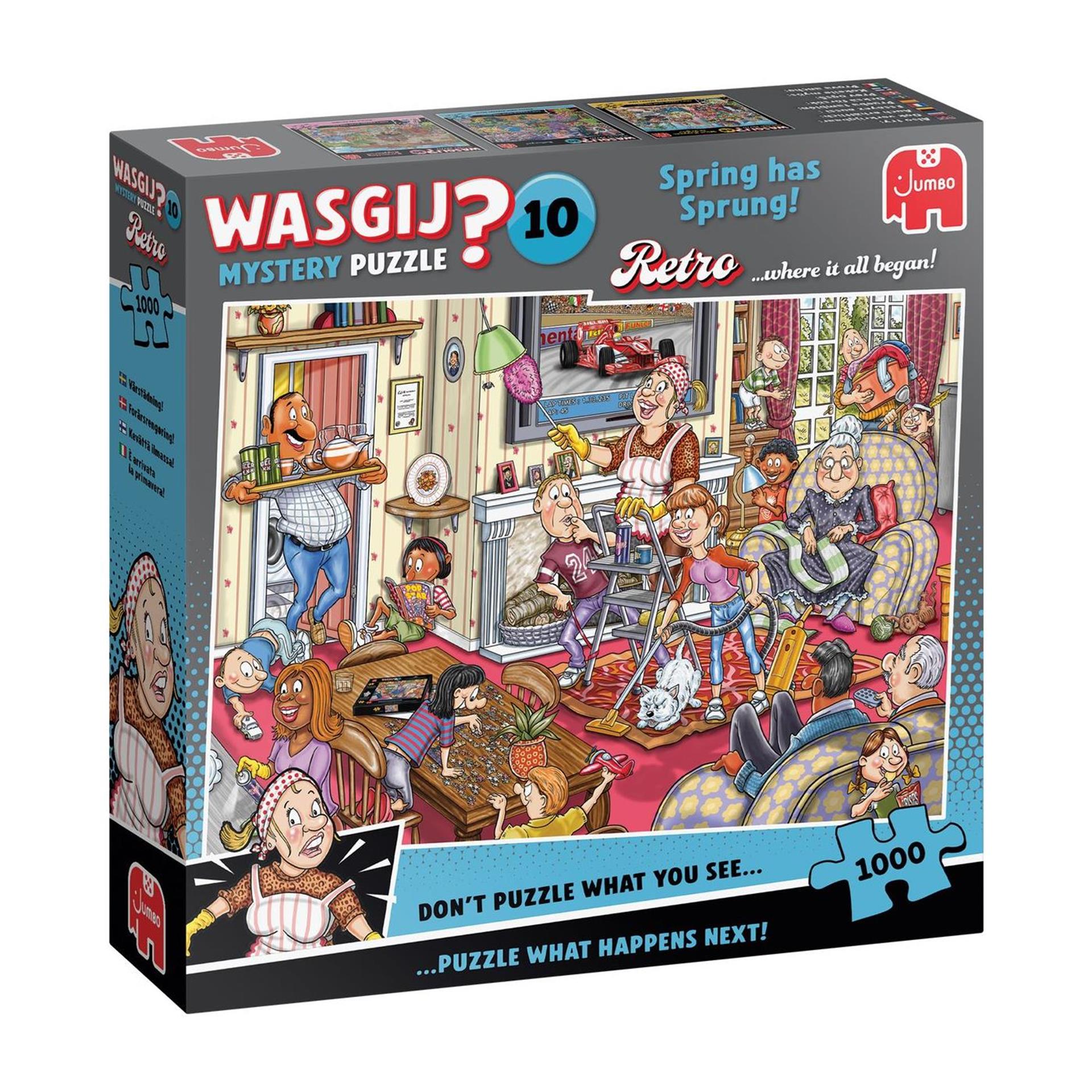 Jumbo Wasgij Retro Mystery 10 – Frühjahrsputz! - 1000 Stk.