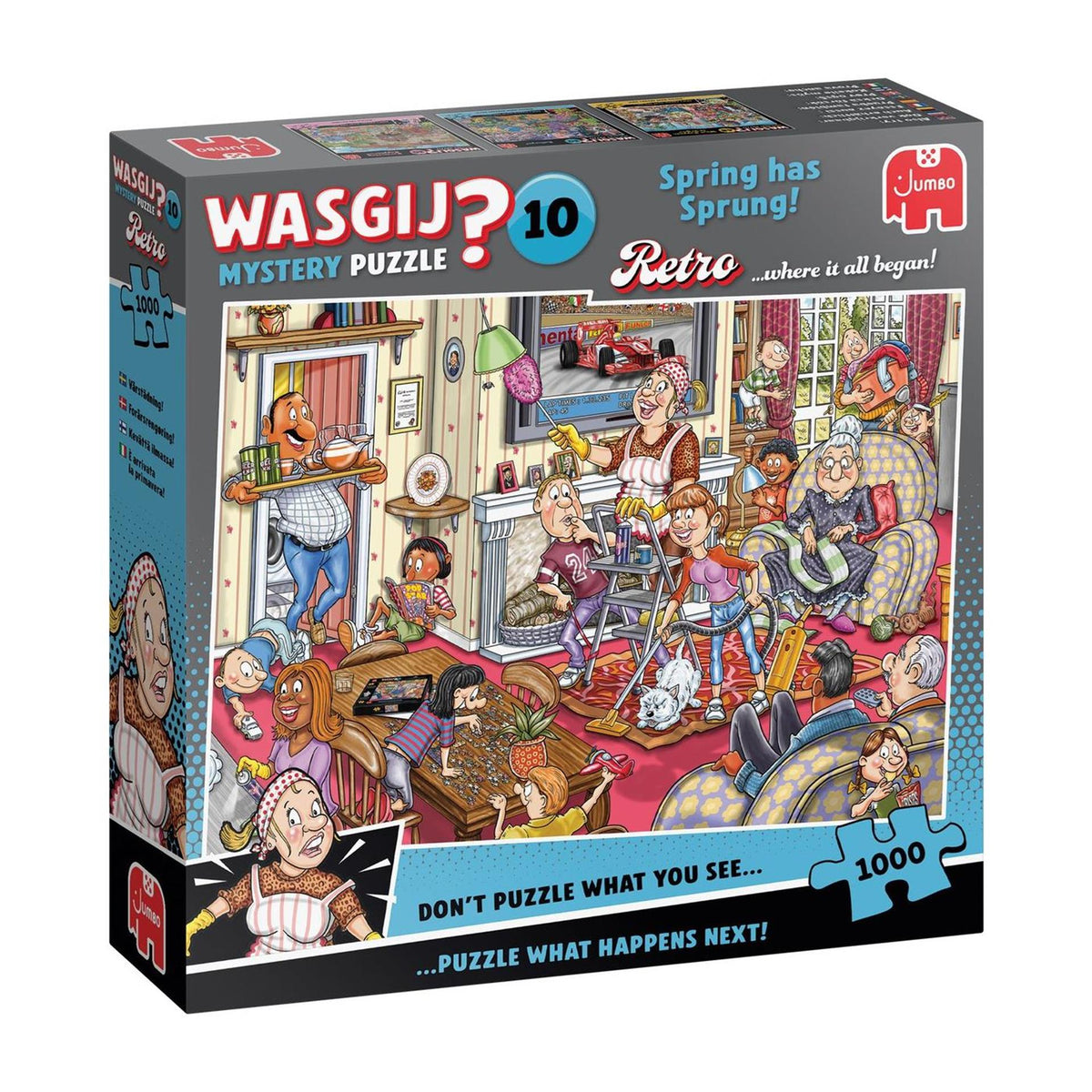 Jumbo Wasgij Retro Mystery 10 – Frühjahrsputz! - 1000 Stk.