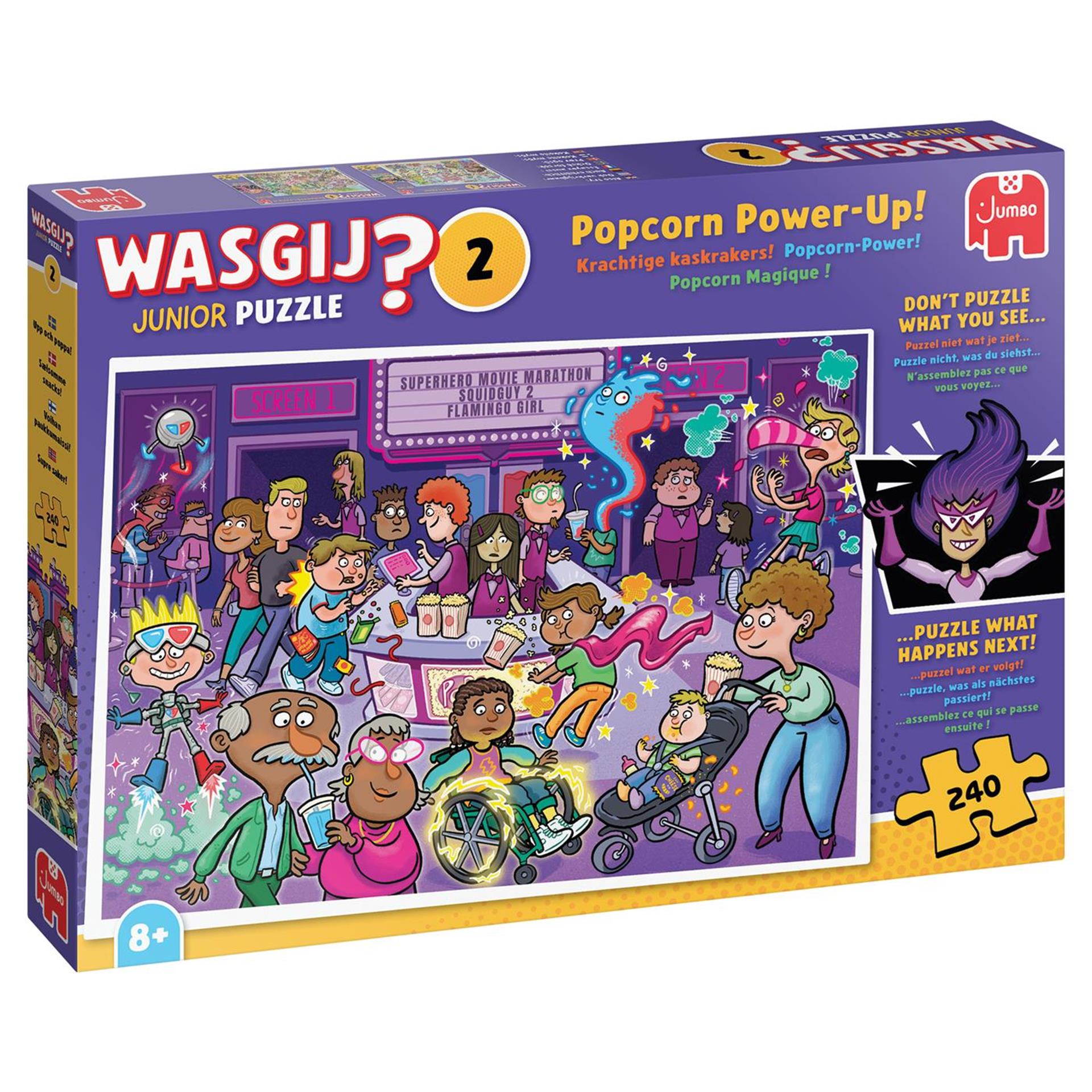 Jumbo Wasgij Junior 2 Popcorn 240Stk
