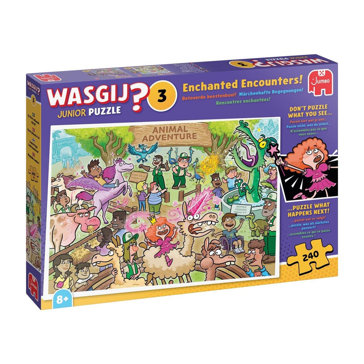 Jumbo Wasgij Junior 3 Titel noch offen, 240 Stück