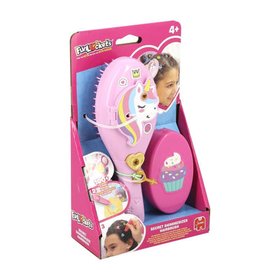 Funlockets geheime Haarbürste mit Schimmer | 8 Stück