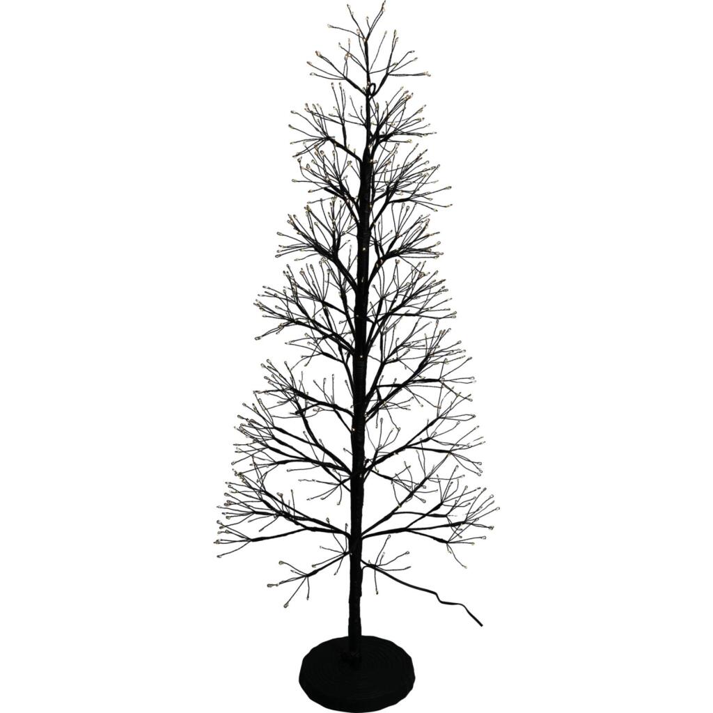 Andere Marken LED Baum 600 LEDs 100 cm schwarz