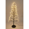 Andere Marken LED Baum 600 LEDs 100 cm schwarz