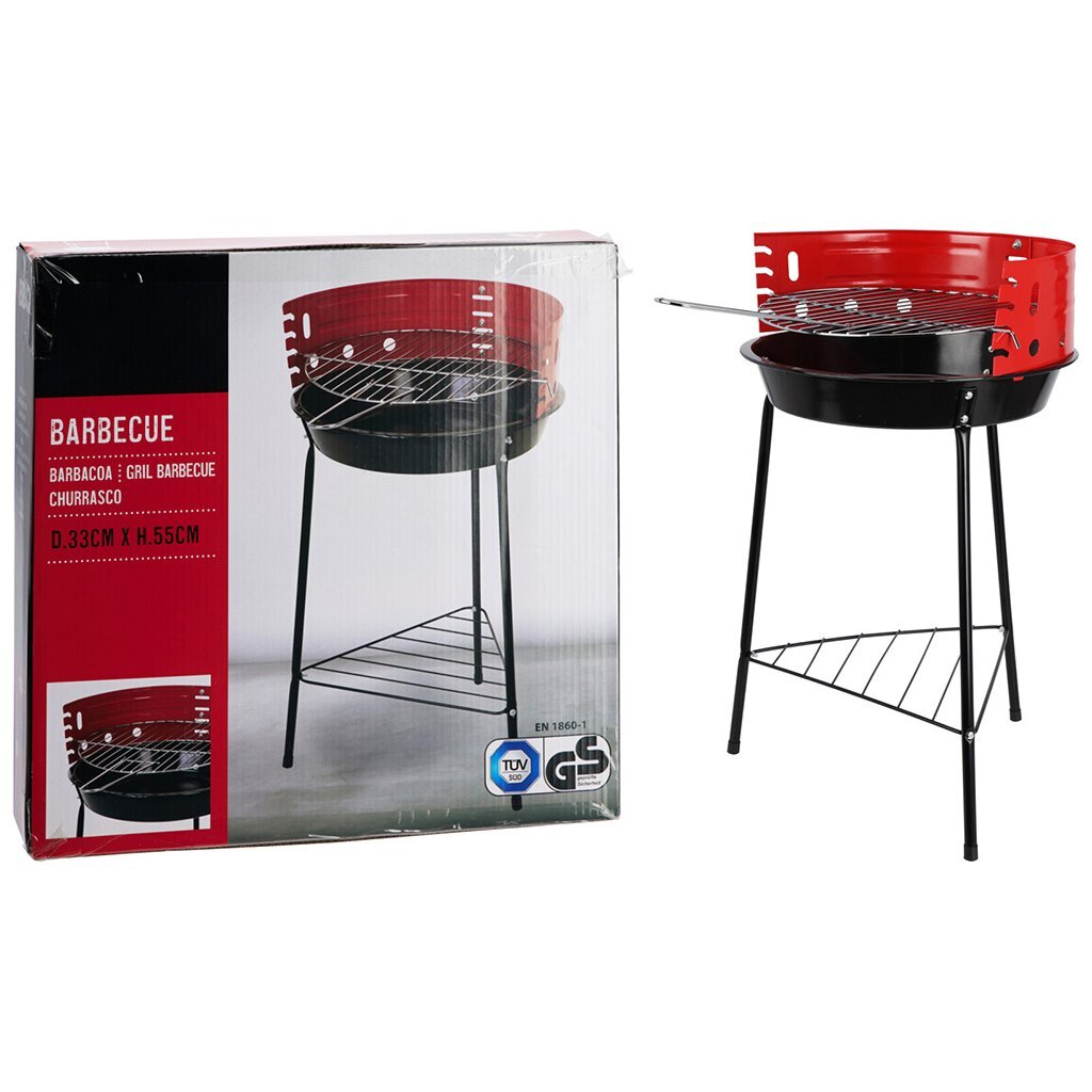 Vaggan Grill halboffen, 33 cm verstellbar