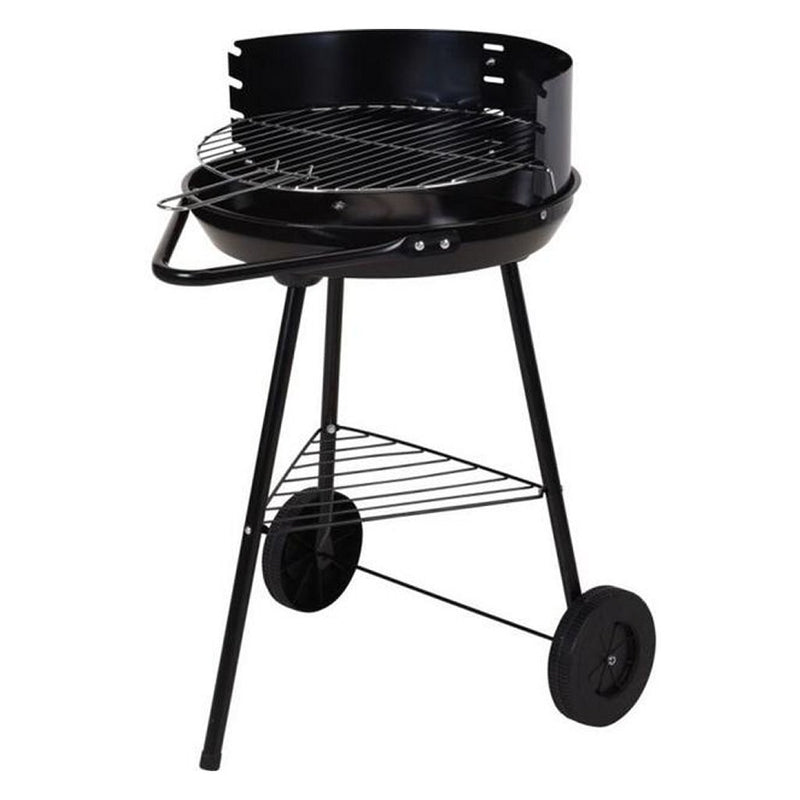 BBQ Grill 43x70 cm schwarz