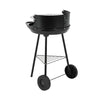 BBQ Grill 43x70 cm schwarz