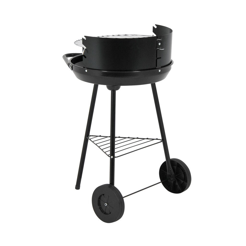 BBQ Grill 43x70 cm schwarz