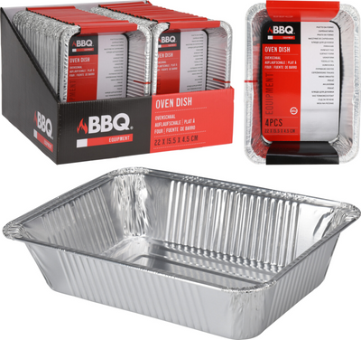 BBQ-Vorbereitungsbehälter-Set à 4 Stück | 36 Stück