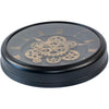 Excellent Houseware analoge Wanduhr 40 cm gold schwarz