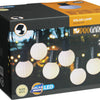 Pro Garden Solar-LED-Lichterkette, 20 warmweiße Lampen, 5,7 Meter solarbetriebene Außenbeleuchtung