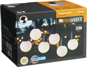 Pro Garden Solar-LED-Lichterkette, 20 warmweiße Lampen, 5,7 Meter solarbetriebene Außenbeleuchtung - afbeelding 1
