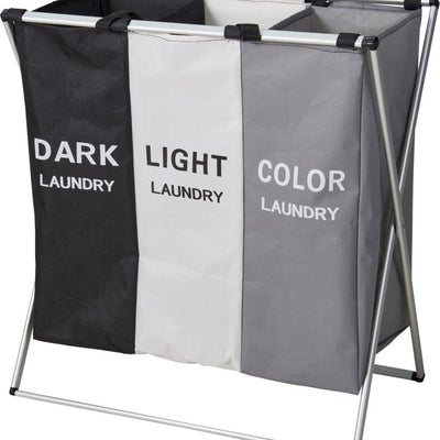 Badezimmerlösungen Wäschekorb 58x40x58 cm Polyester
