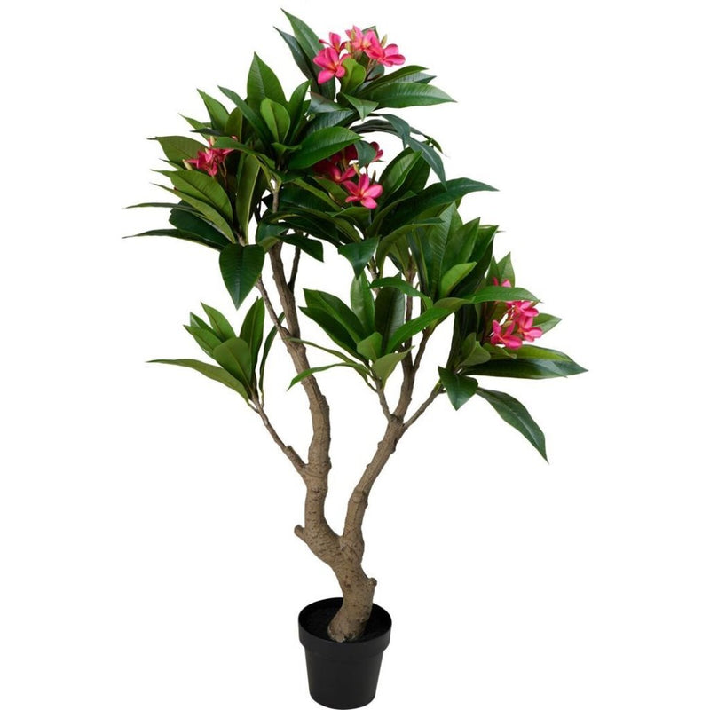 Andere Marken Kunstpflanze Plumeria 75x150 cm rosa grün