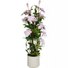 Andere Marken Kunstpflanze Clematis 98x35 cm grün rosa