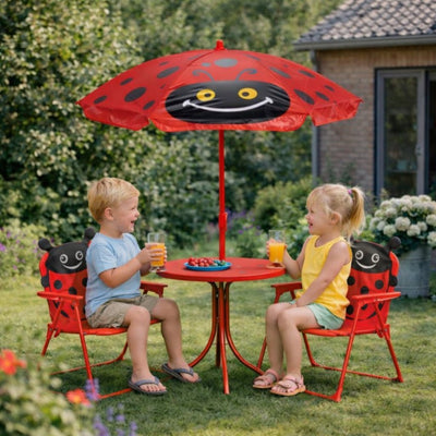 Pro Garden Kindergarten-Set Marienkäfer rot schwarz