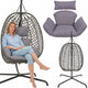 Andere Marken Cocoon Rattan Hängesessel 195 cm dunkelgrau