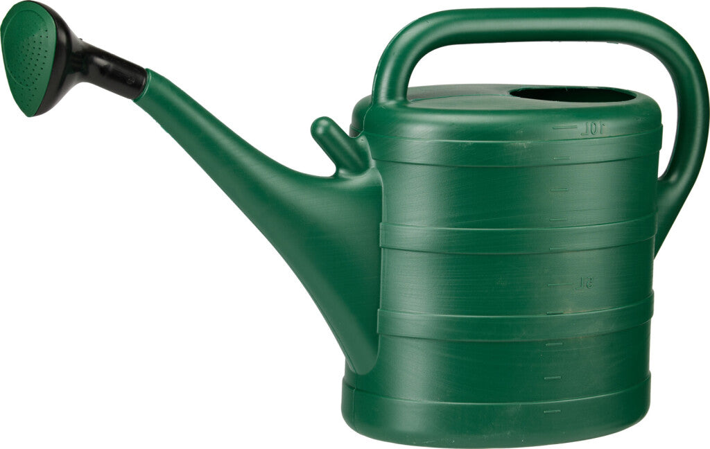 Excellent Houseware Gießkanne 10 Liter dunkelgrün