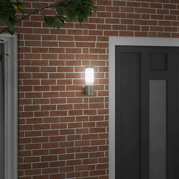 Vidaxx Außenwandleuchte Silber 12 x 8,5 x 27 cm