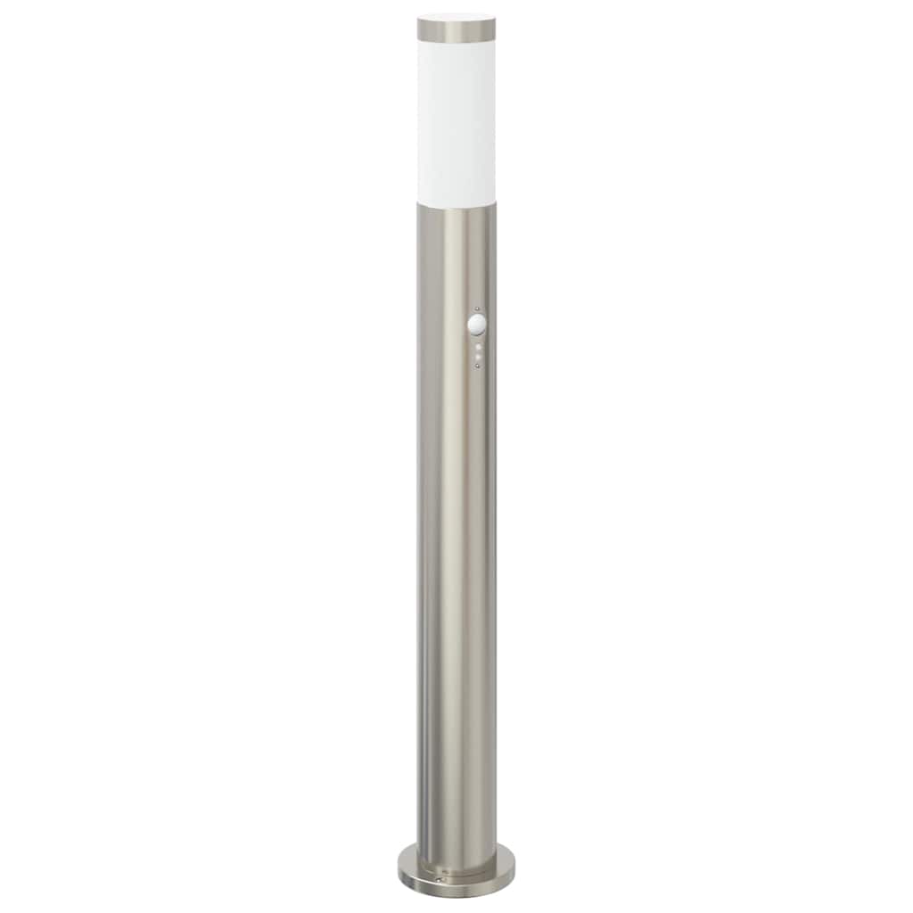 Vidaxx Pollerbeleuchtung mit Sensor 80 cm Edelstahl IP44