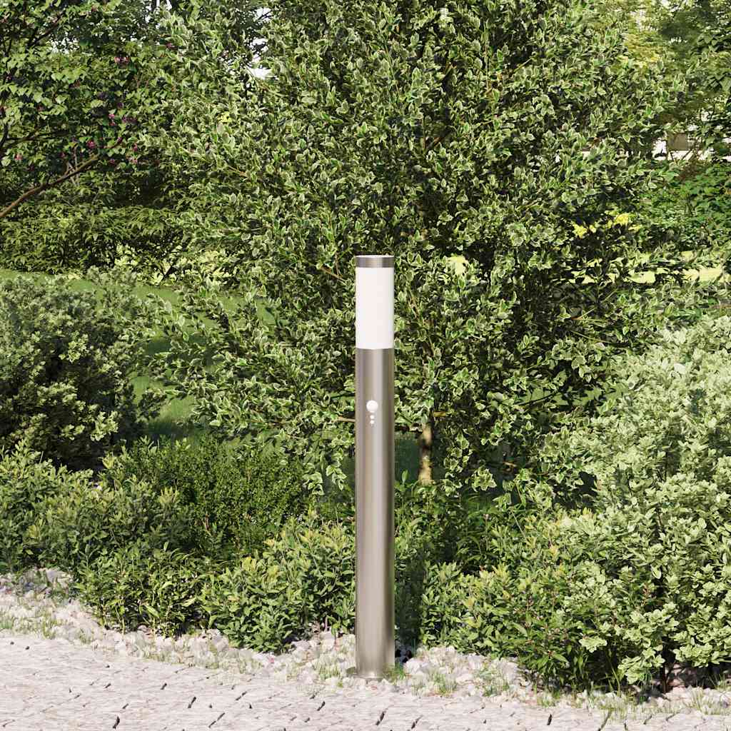 Vidaxx Pollerbeleuchtung mit Sensor 80 cm Edelstahl IP44