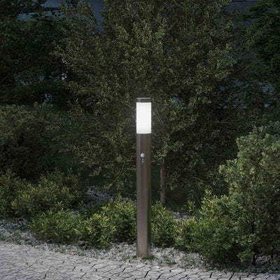 Vidaxx Pollerbeleuchtung mit Sensor 80 cm Edelstahl IP44