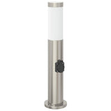 Vidaxl Pollerleuchte mit Fassung 50 cm Edelstahl IP44 - afbeelding 2