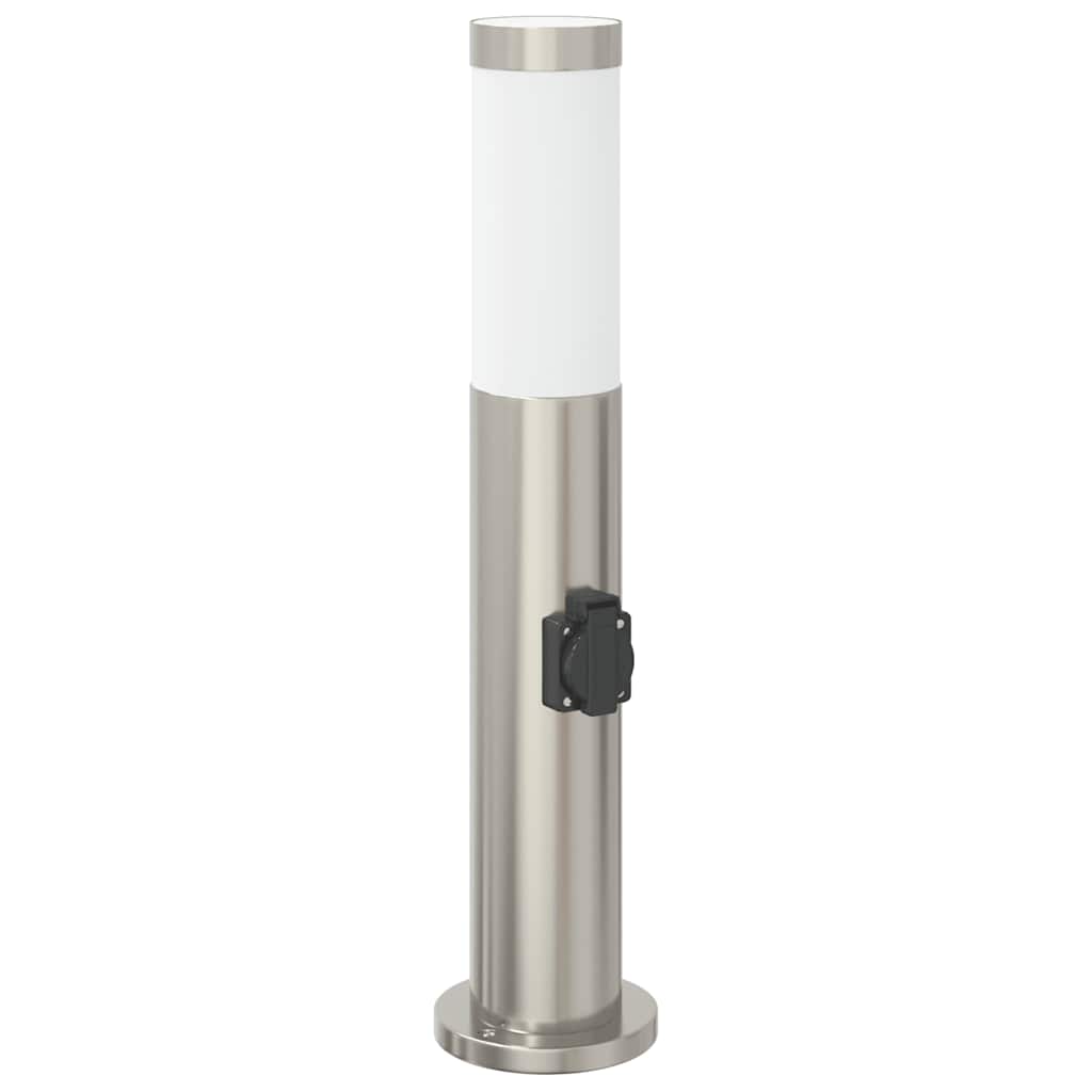 Vidaxl Pollerleuchte mit Fassung 50 cm Edelstahl IP44