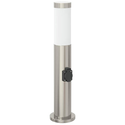 Vidaxl Pollerleuchte mit Fassung 50 cm Edelstahl IP44