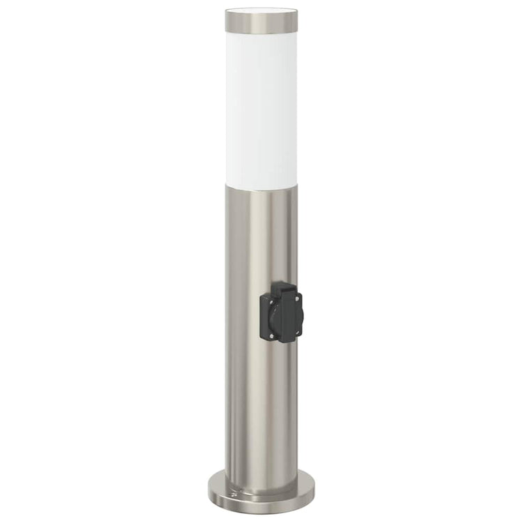 Vidaxl Pollerleuchte mit Fassung 50 cm Edelstahl IP44